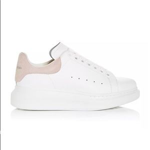 Alexander McQueen Oversized Sneaker in Suede Blush